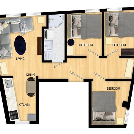 Family Friendly 3Br - Fast Wi-Fi - Behind Bryggen Apartment Bergen Exterior photo